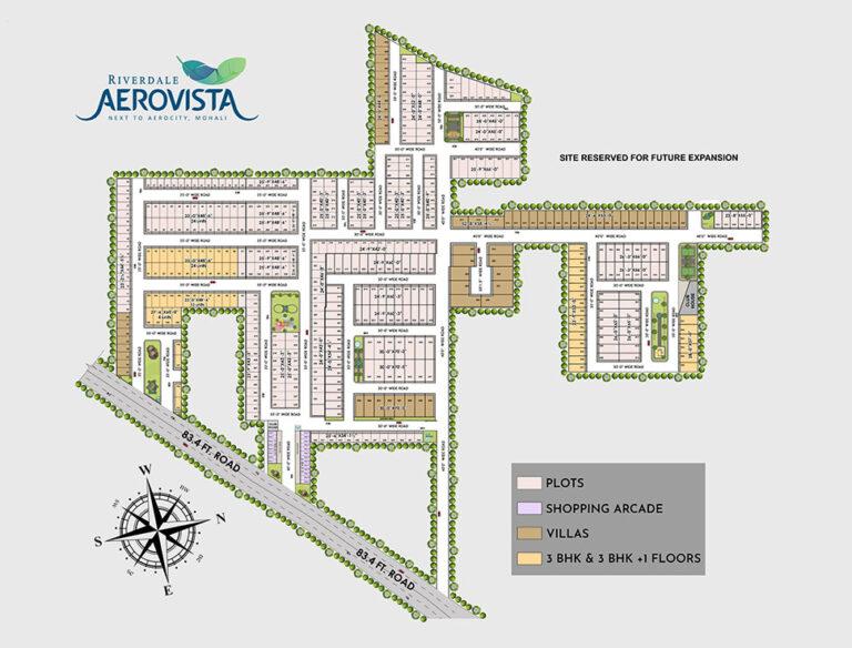 Residential Plots in Mohali Aerovista Riverdale Aerovista